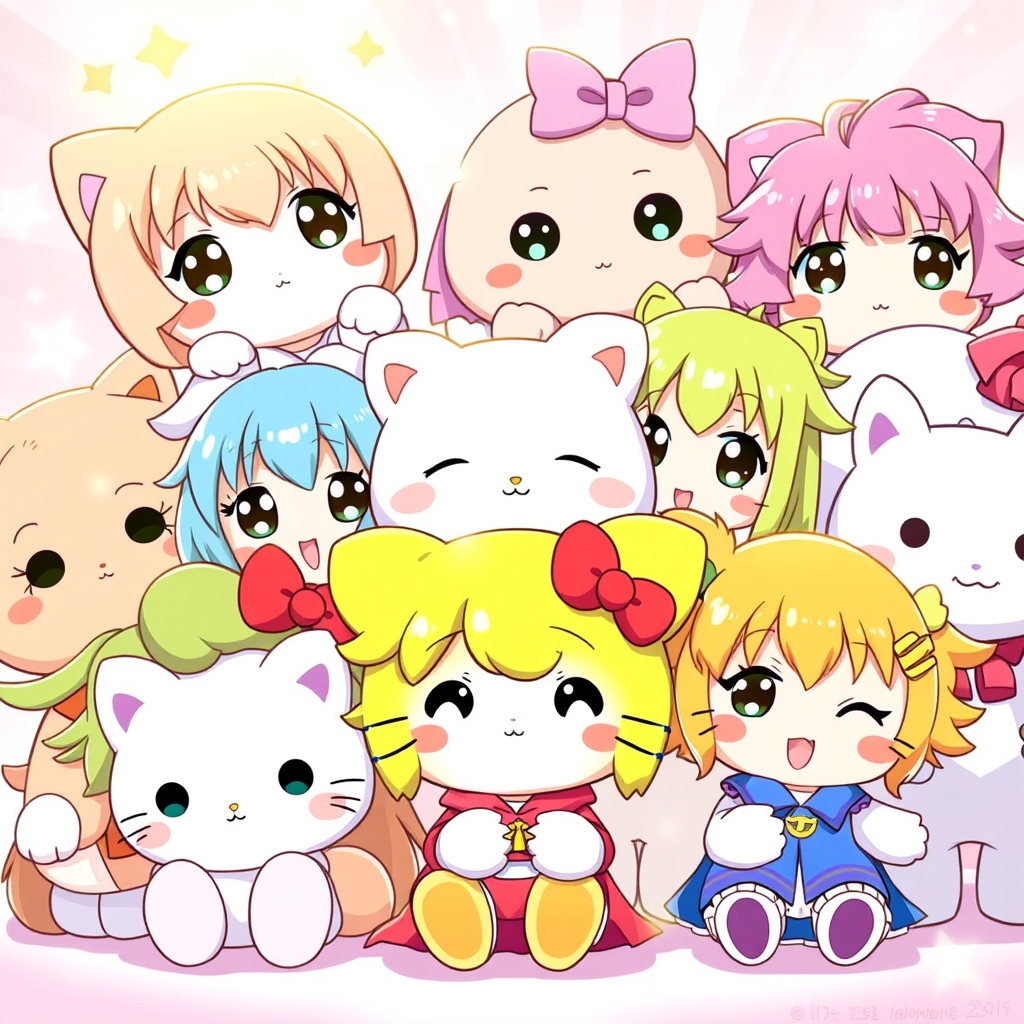 شخصیت اعضای سانریو به انتحاب خودت
ولی با کیفیت 3