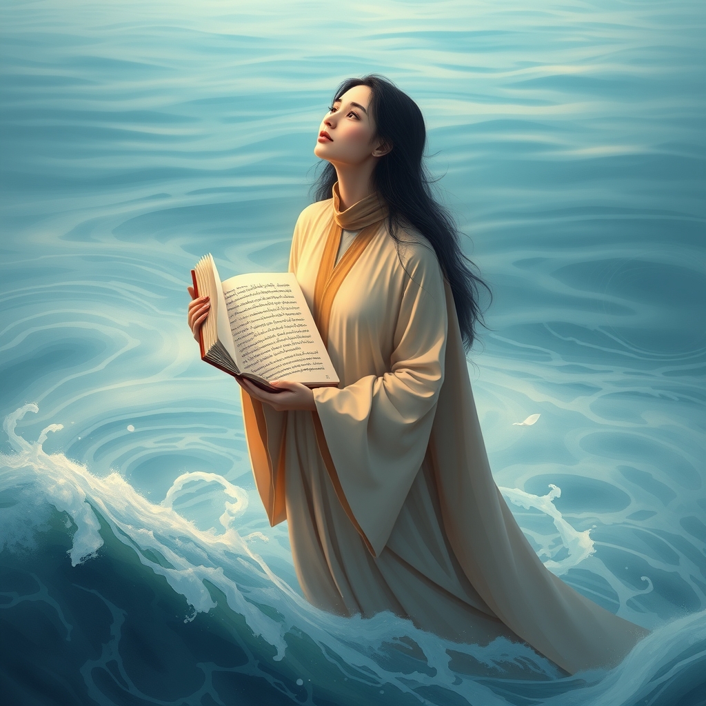 دختری عاشق مولانا 
مخصوصا کتاب فیه مافیه
انگار که از دریایی از  مولانا غرق شده  
مولانا باشد بعد از دامن مولانا دریایی باشد و دختر در ان شناور باشد 5