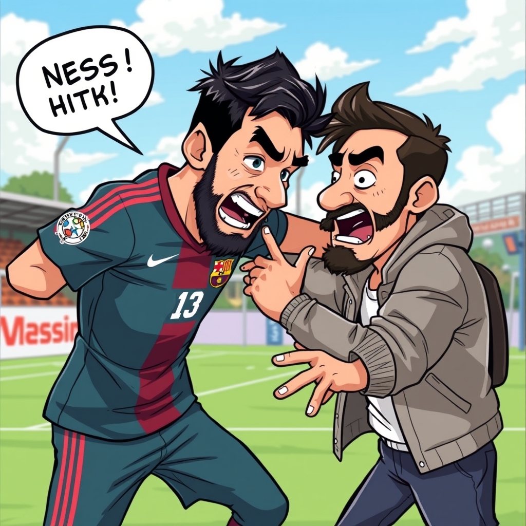 دعوای مسی با مهران مدیری
3