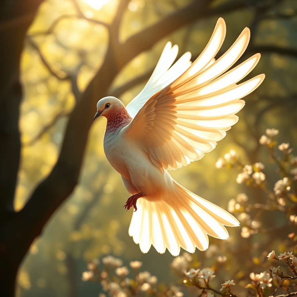 کبوتری بسیار زیبا که دمش قهوه ای و بال هایش سفید و نرم و خییلی خوشگل 11