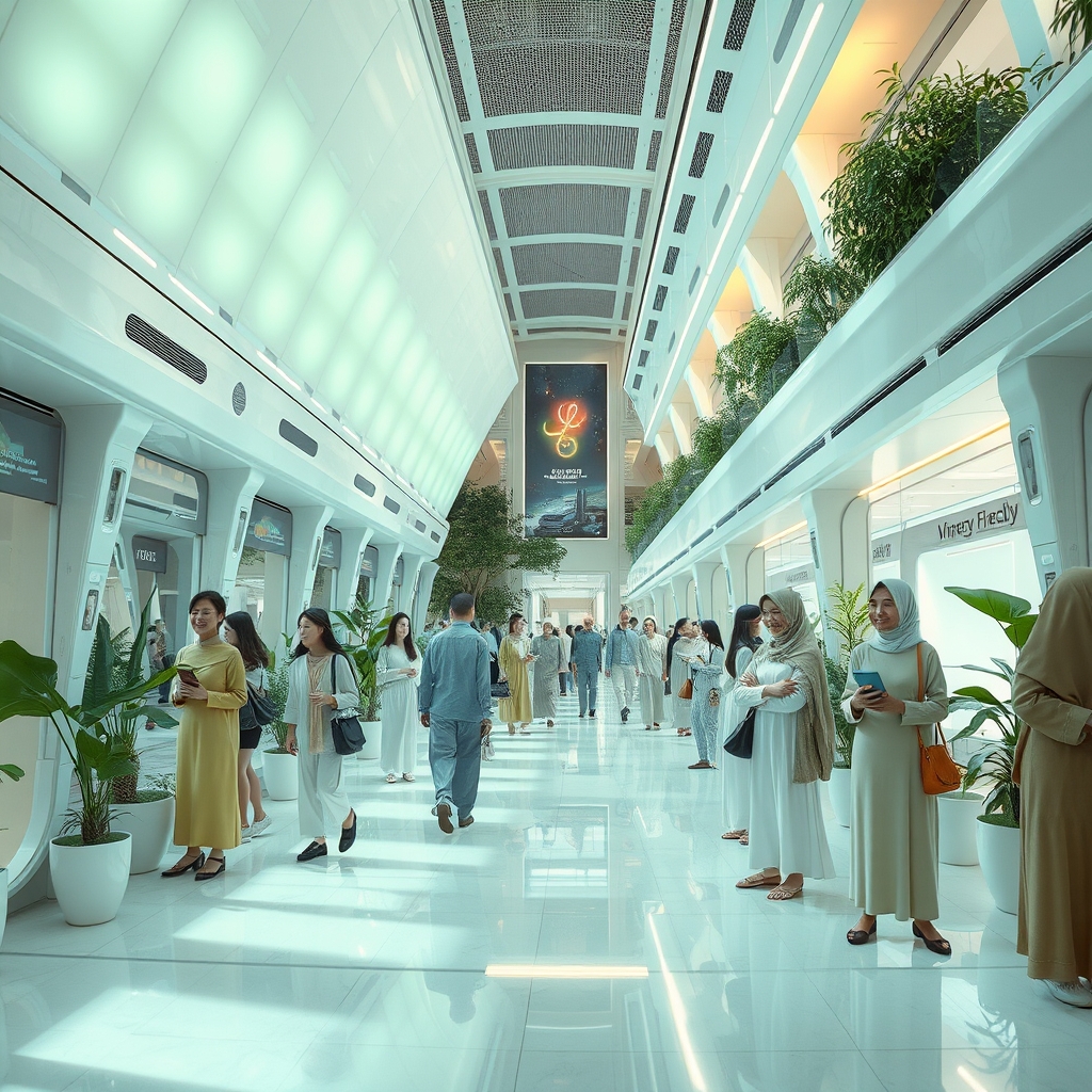 عکس 100سال آینده را برام طراحی کن که مردم به جای برق از تکنولوژی پیشرفته استفاده می کنند و برای خنک کردن خود از وسایل و امکانات جدید بهره می برند 19