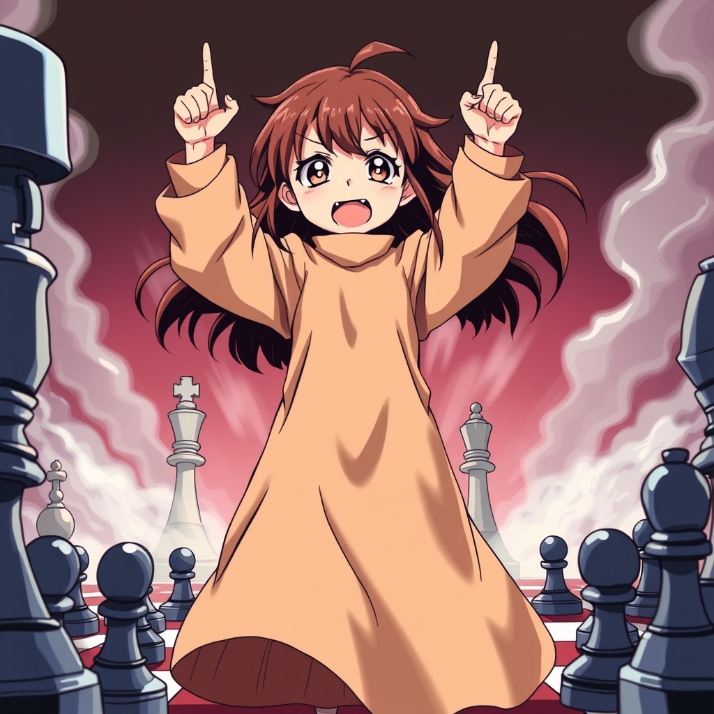 دختری که با تلاش های  فروان  در شطرنج بعد از باخت های بسیار دو رقیب خود را شکست داد 3