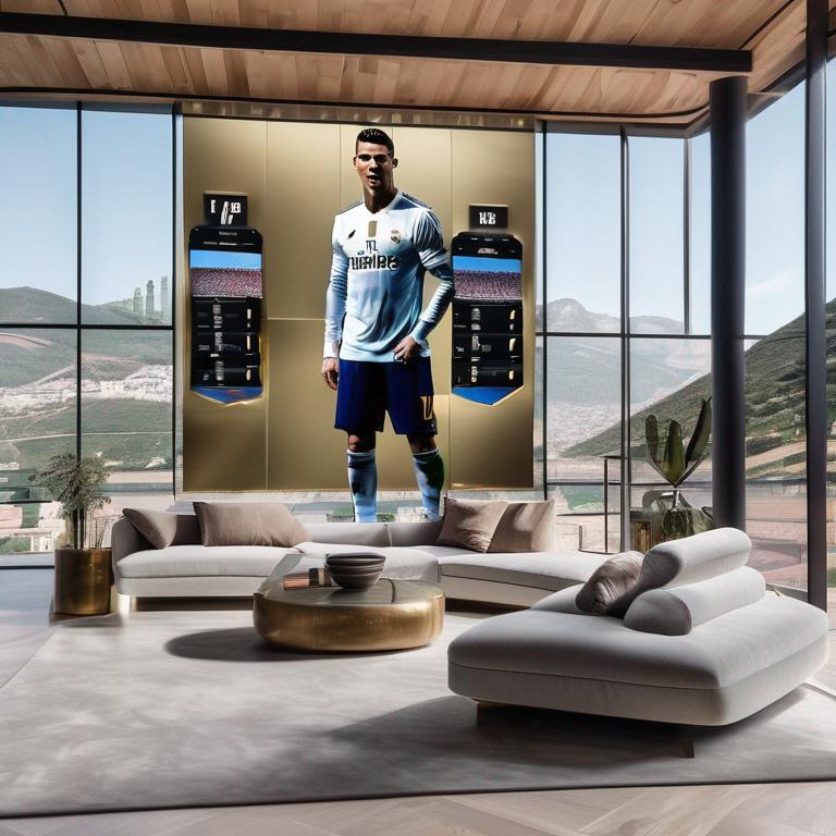 عکس کریستیانو رونالدو با نمایش 4K در کنار لیونل مسی شگفت انگیز و قشنگ7