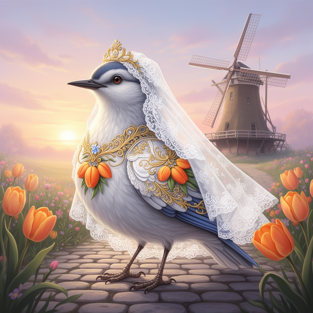 پرنده عروس هلندی5
