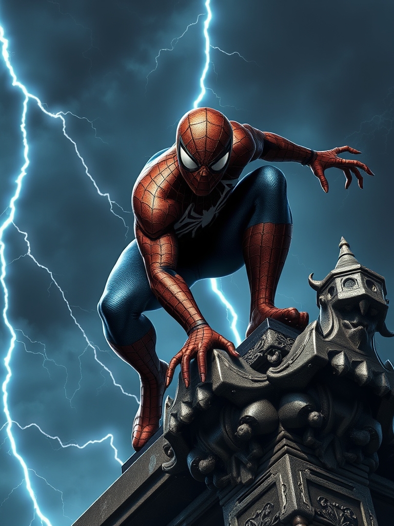 مرد عنکبوتی قهوه ای و ترسناک6