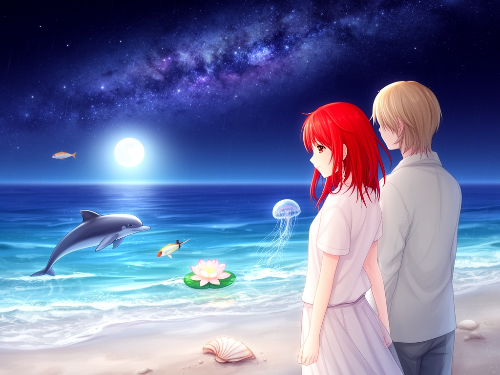 👩🏻‍🦰🧑🏻🪼🐬🐟🐚🪷🌊🌑🌌🌧5