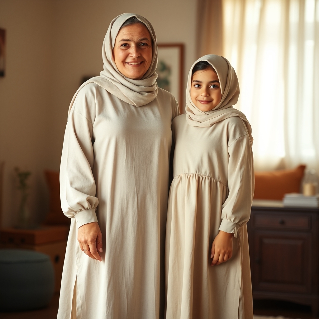 عکس یک خاله در کنار یک دختر
20