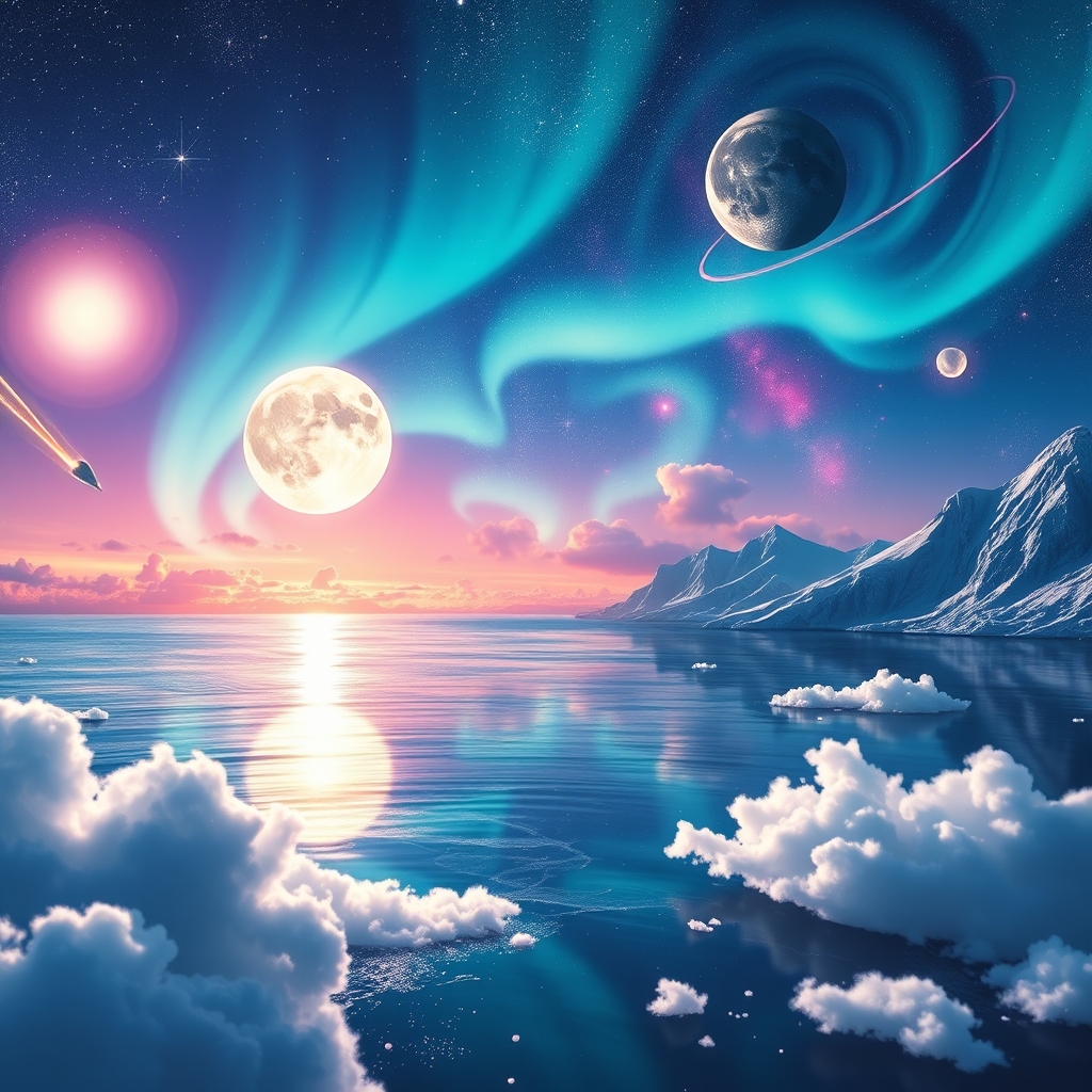 🌎✨🌠☄️🌕☀🌈🌊☁❄🪐🌌14