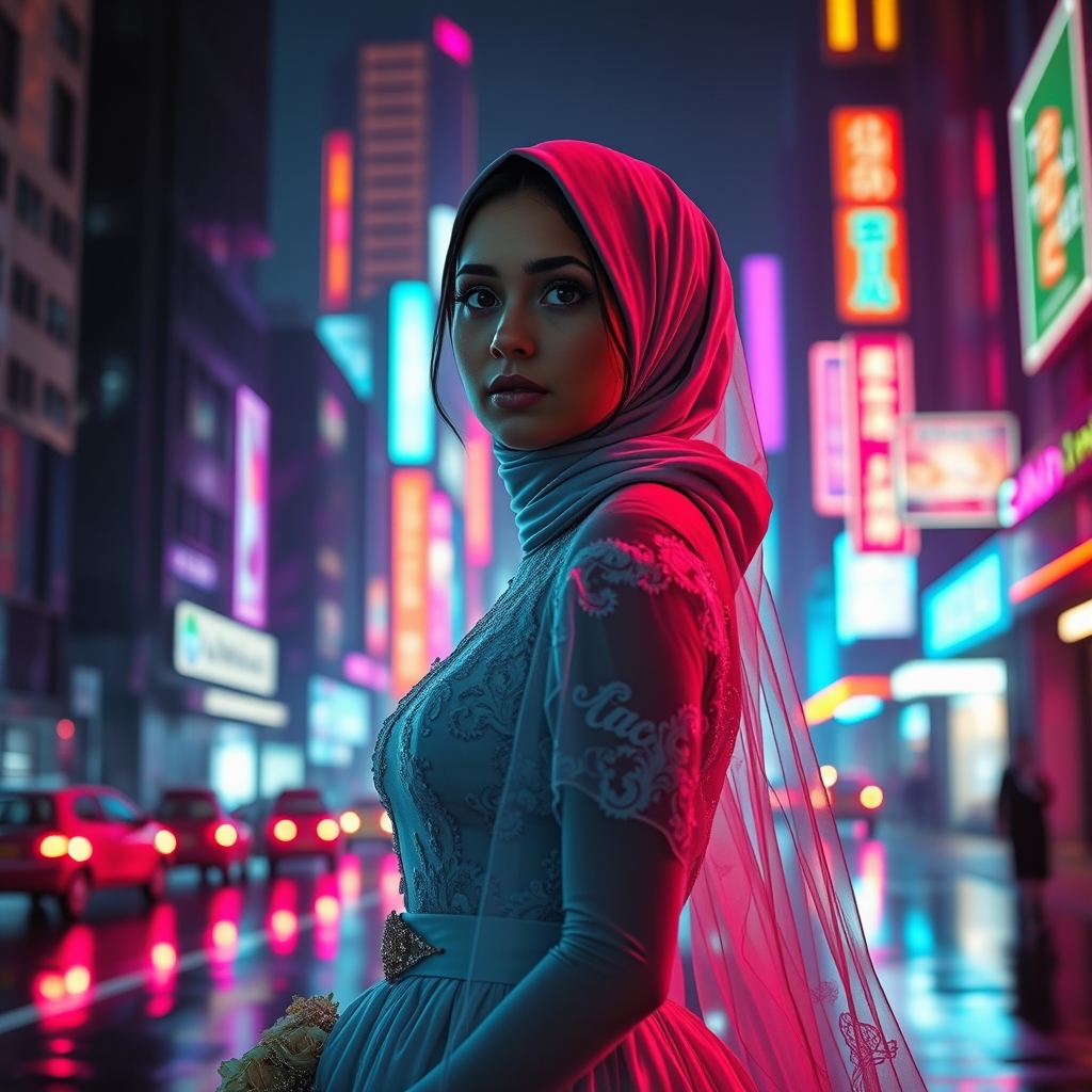 عکس یک دختر ۱۸ ساله با لباس عروس2