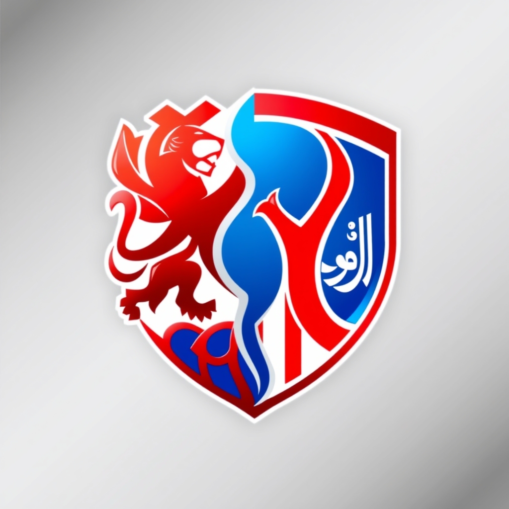 عکس ترکیب شده ی لگو های تیم فوتبال پرسپولیس و استقلال 4