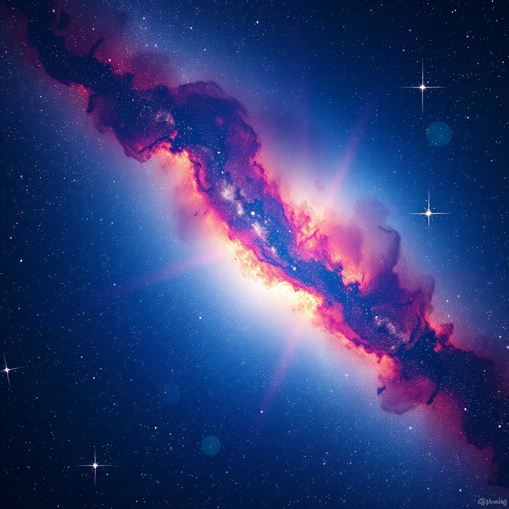 کهکشان راه شیری قشنگ 
به سبک پست آمپرسیونیم 11