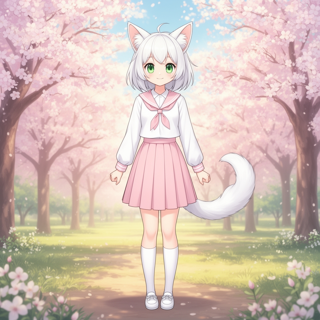 اگر گربه دختر انیمه ای بود 
0