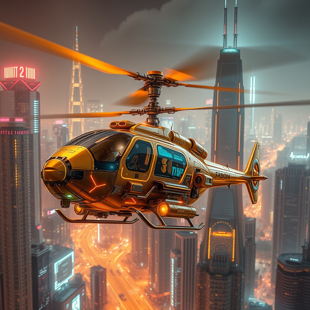 هلکوپتر فضایی طلایی13