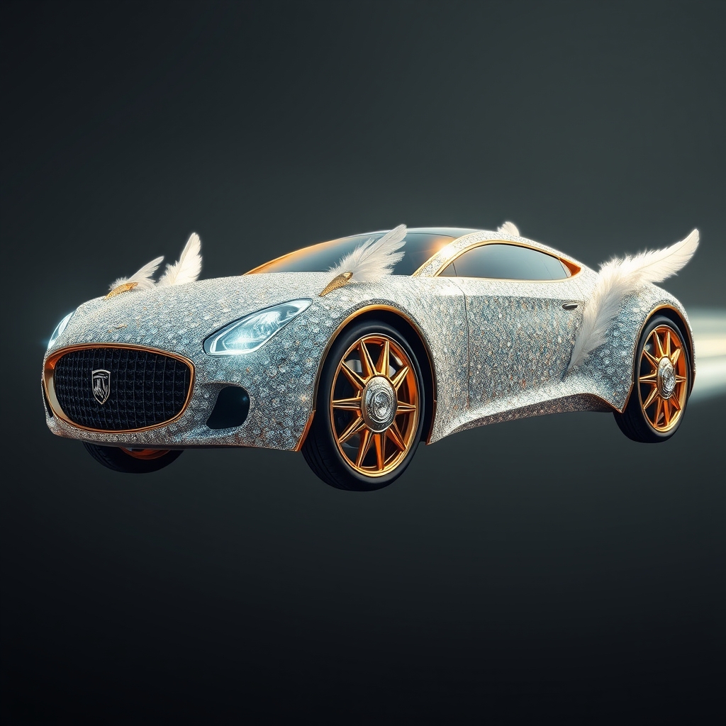 ماشینی که چرخهای آن از الماس و طلا باشد و بغلهای آن از پر سفید و زیبایی که از نگینهای الماس باشد و آن ماشین پرواز میکند و و یشههای آن از الماس باشد از الماس مروارید و در ظهر براق باشه و در شب قرهای دیده شود4