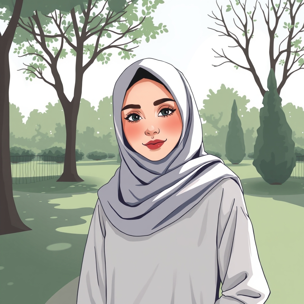 خانم محجبه 1