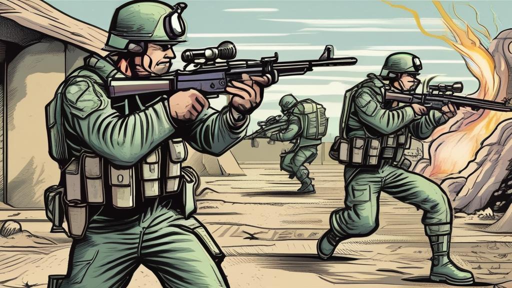 سربازان در حال اموزش سلاح های سبک و کار با مواد منفجره هستند 4