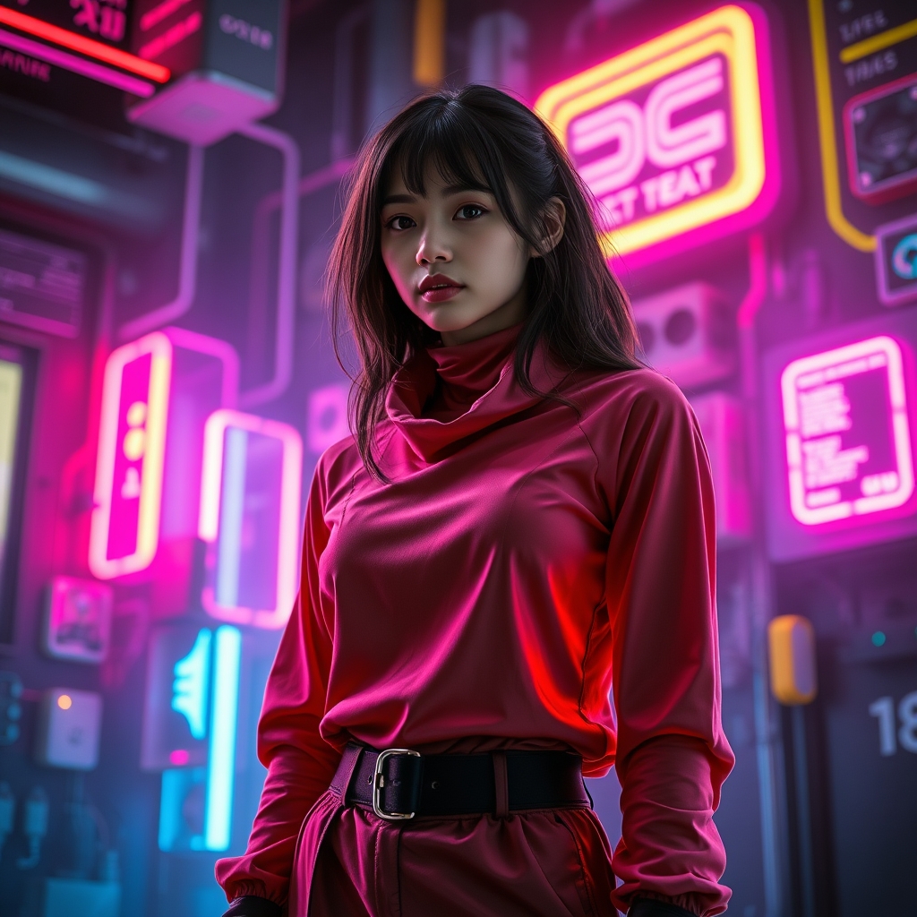 دختر زیبایی که با فضای مجازی یکی شده است یادختر فضای مجازی 0