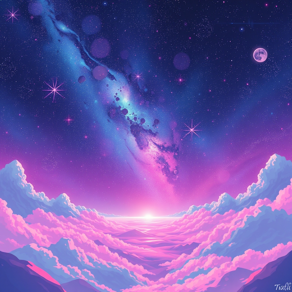 انیمه زیبا قشنگ رویایی ستاره 9