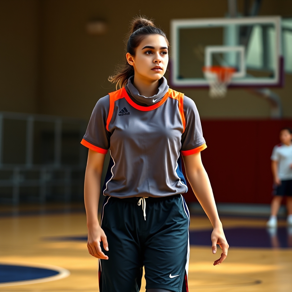یک دختر بسکتبالیست4