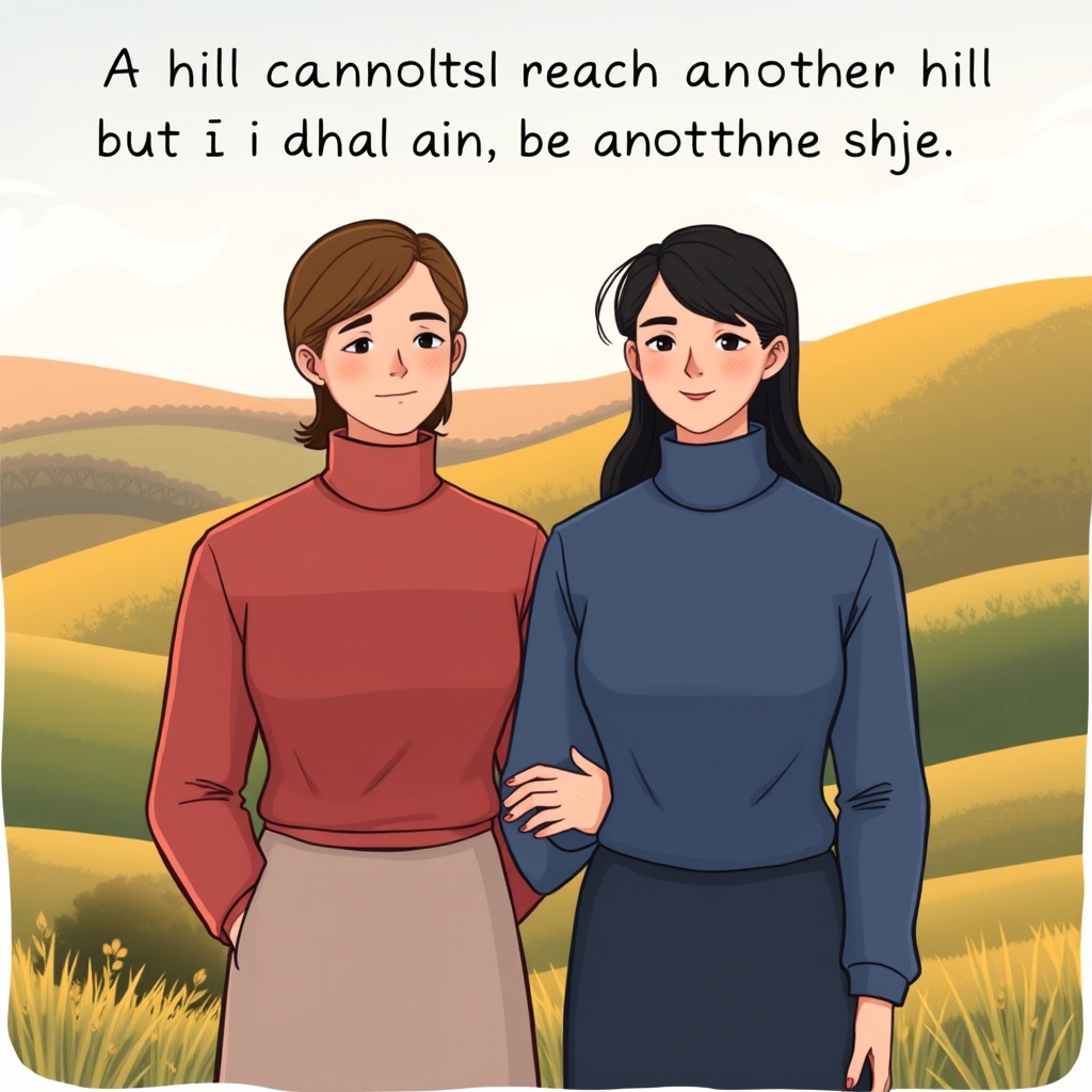 یه عکس  برای نقاشی میخوام در مورد ضرب المثل کوه به کوه نمیرسه ولی آدم ب آدم میرسه
0