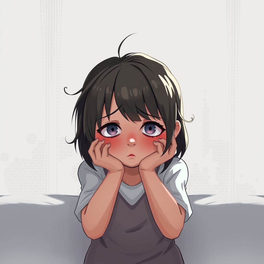 دختری که از همه چیز خسته است ناراحت و غمگین همه اون رو رو فشار میگذارند
6