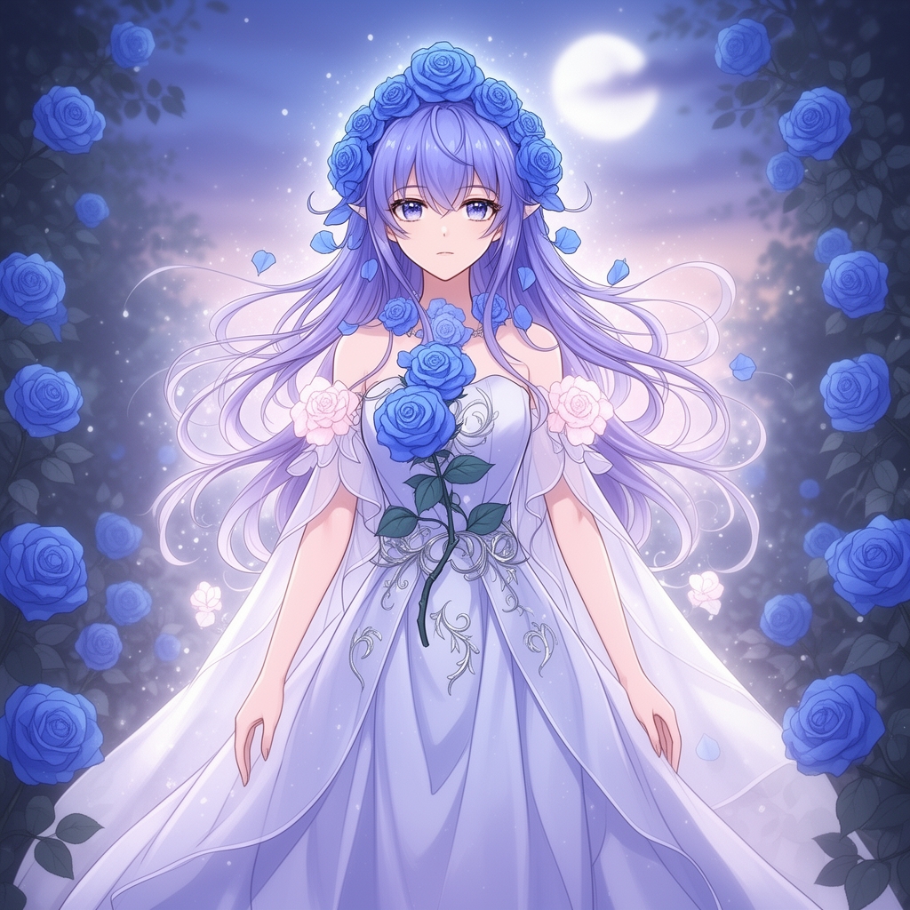 اگر گل رز آبی آدم بود0