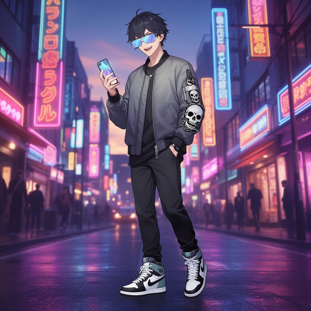 👟🧥📱🕶️😉☠️3