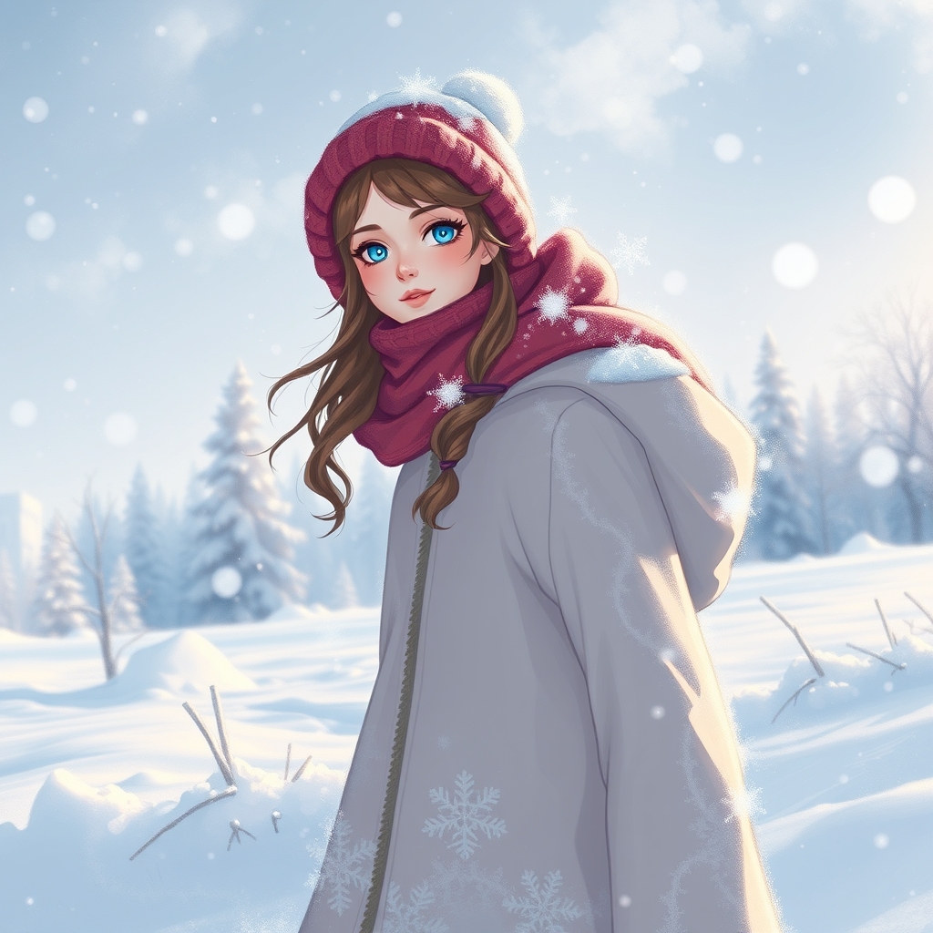 برف اگه دختر بود2