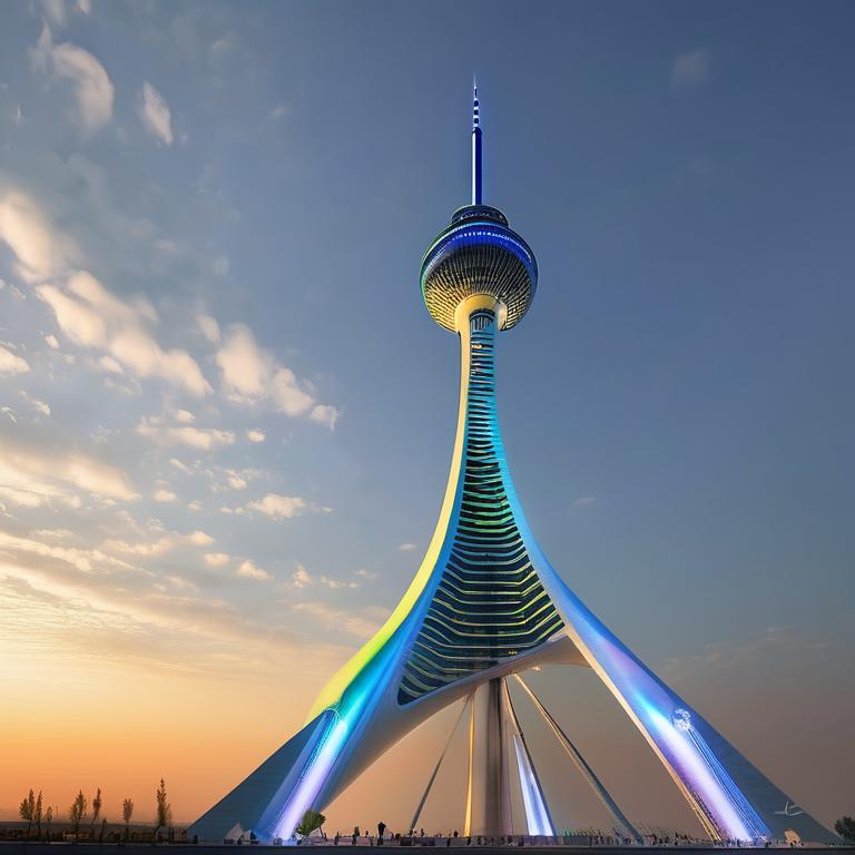 برج میلاد 
12