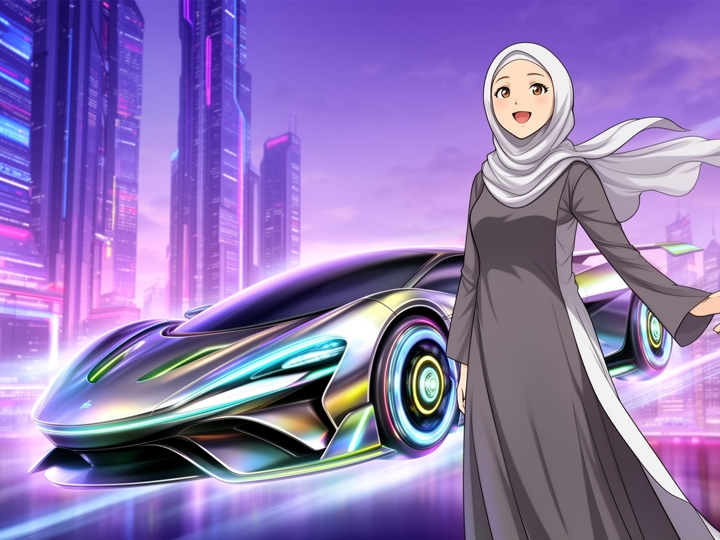 مادر با حجاب من پولدار شده و روز مادر من به او بک ماشین مدل بالا که میتونه باهاش سفر در زمان بکنه و حتی با اون بتونه پرواز بگنه د در زمان ۱۴۵۰ 
شمسی3