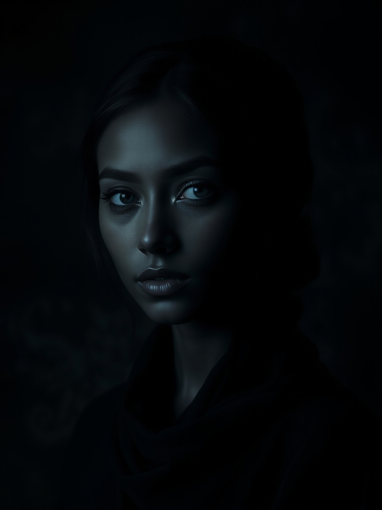 رنگ مشکی اگر دختر بود با پوست سفید2