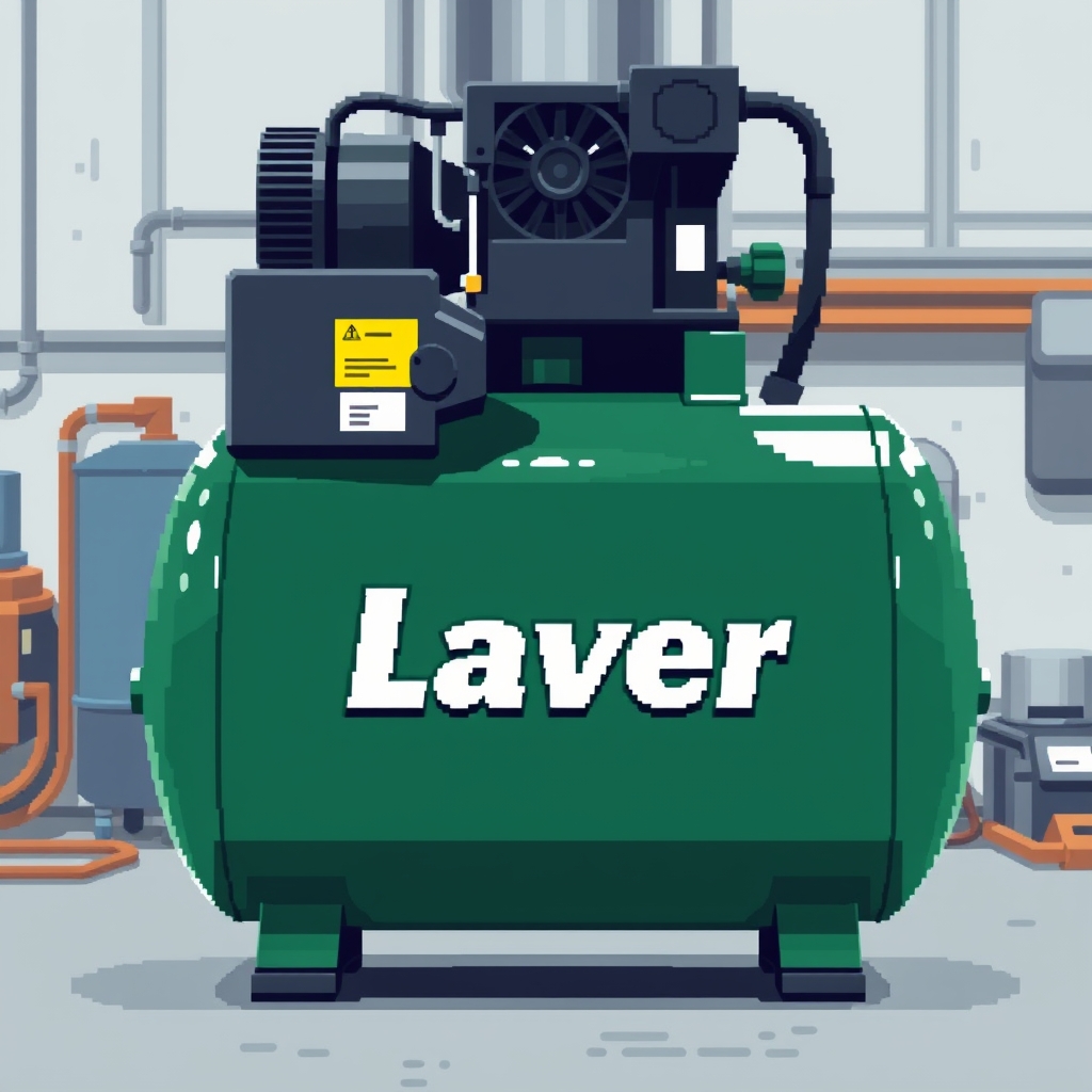 کمپرسور باد اویل فری سایلنت تو فضای صنعتی و روی مخزن بنویس laver 
نوشته حالت طبیعی تر و برجسته تر باشه3