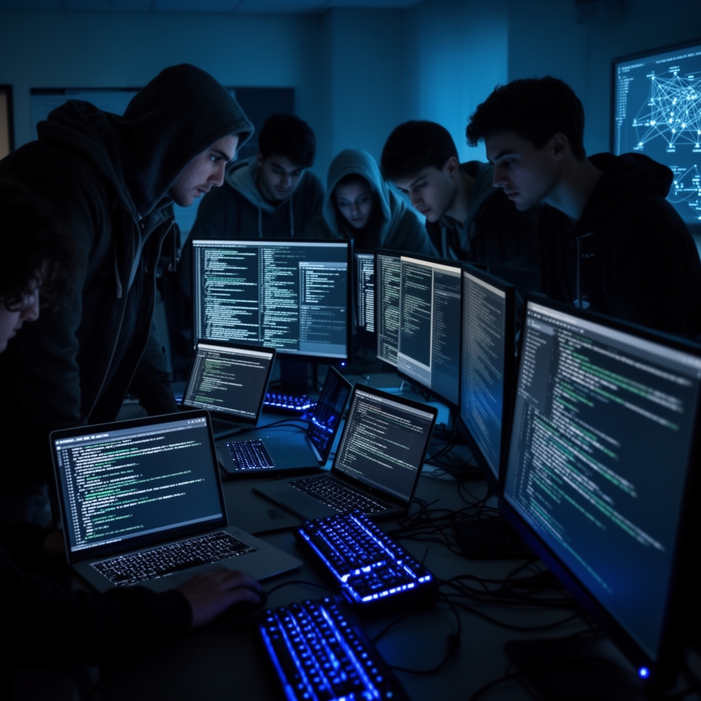 چند نفر در حاله هک کردن 0