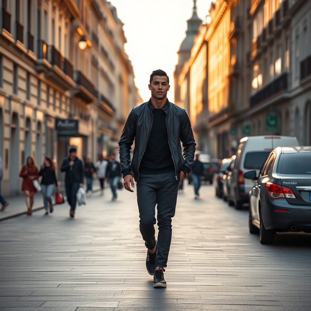 رونالدو در شهر مادرید7