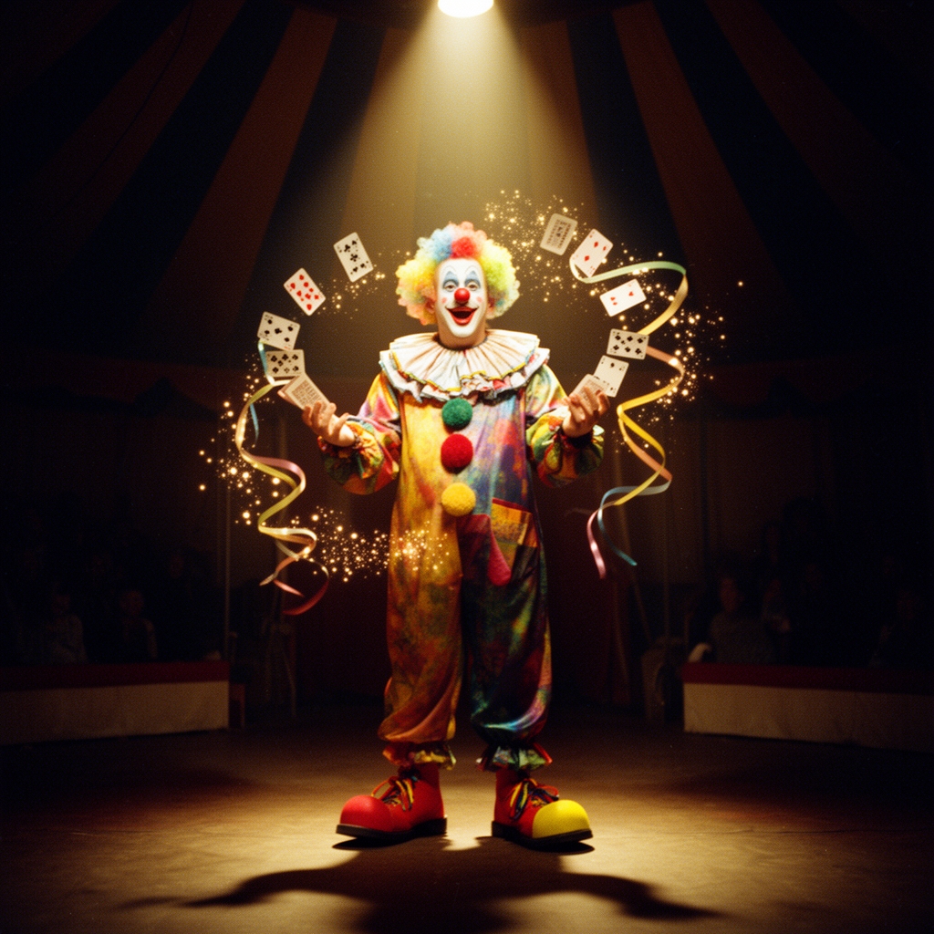 دلقک شعبده باز4