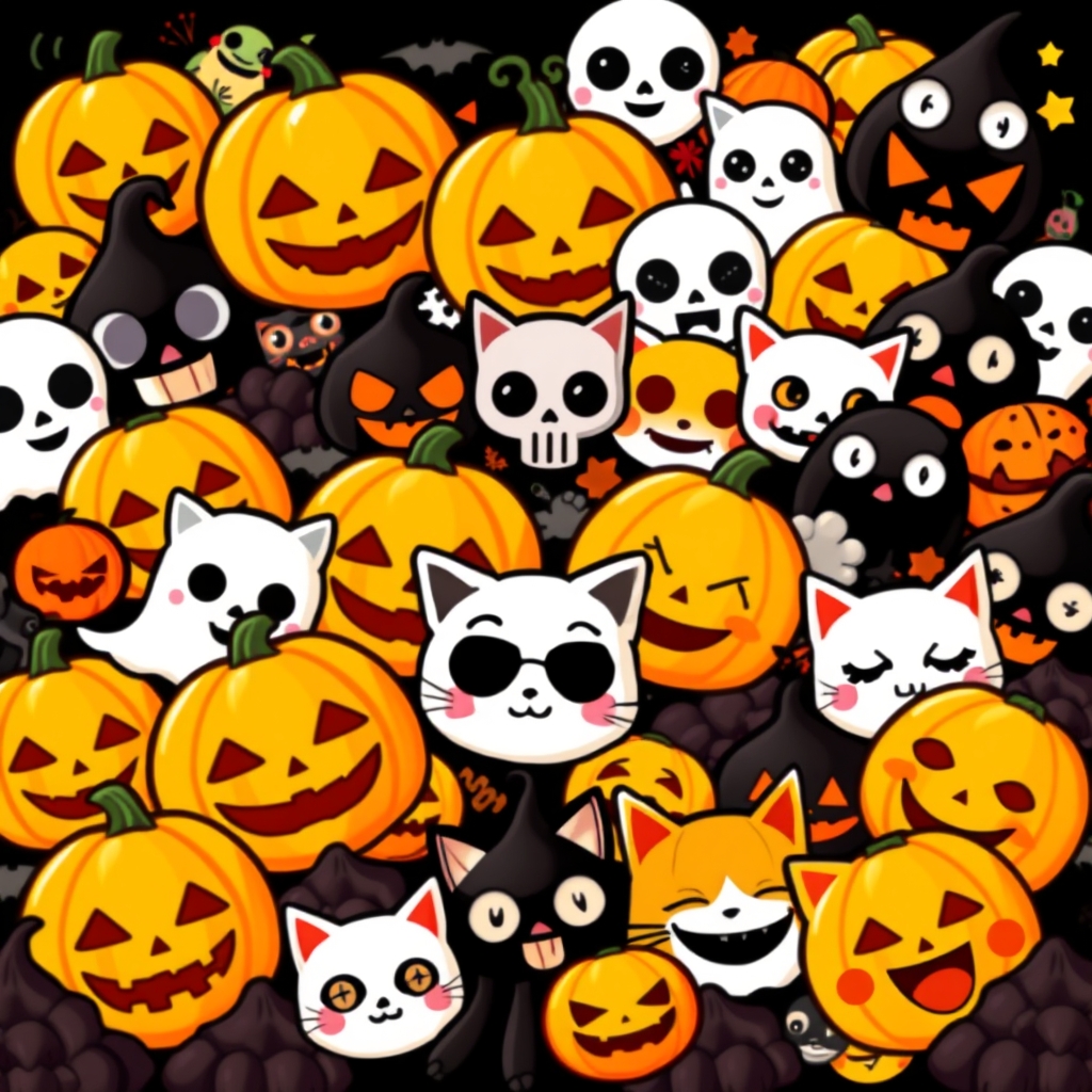 🎃🎃☠️👺🌝👹🌛😽💥😻💤💤💛🧡💥😺💯🌚😎👿💩🎃👻💀3