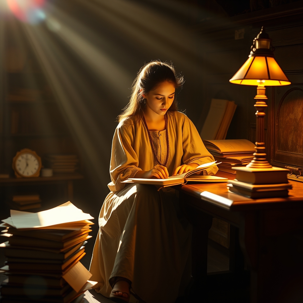 یک عکس از درس خوندن زیبا و رویایی که انگیزه میده با نور عالی و عکسی جذب کننده که همه رو جذب عکس کنه23