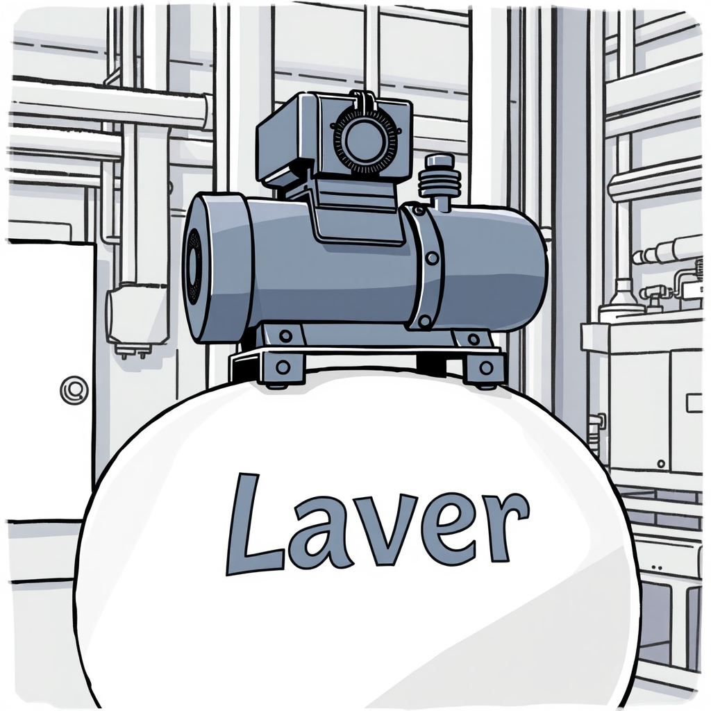 کمپرسور باد اویل فری سایلنت تو فضای صنعتی و روی مخزن بنویس laver 
نوشته حالت طبیعی تر و برجسته تر باشه3