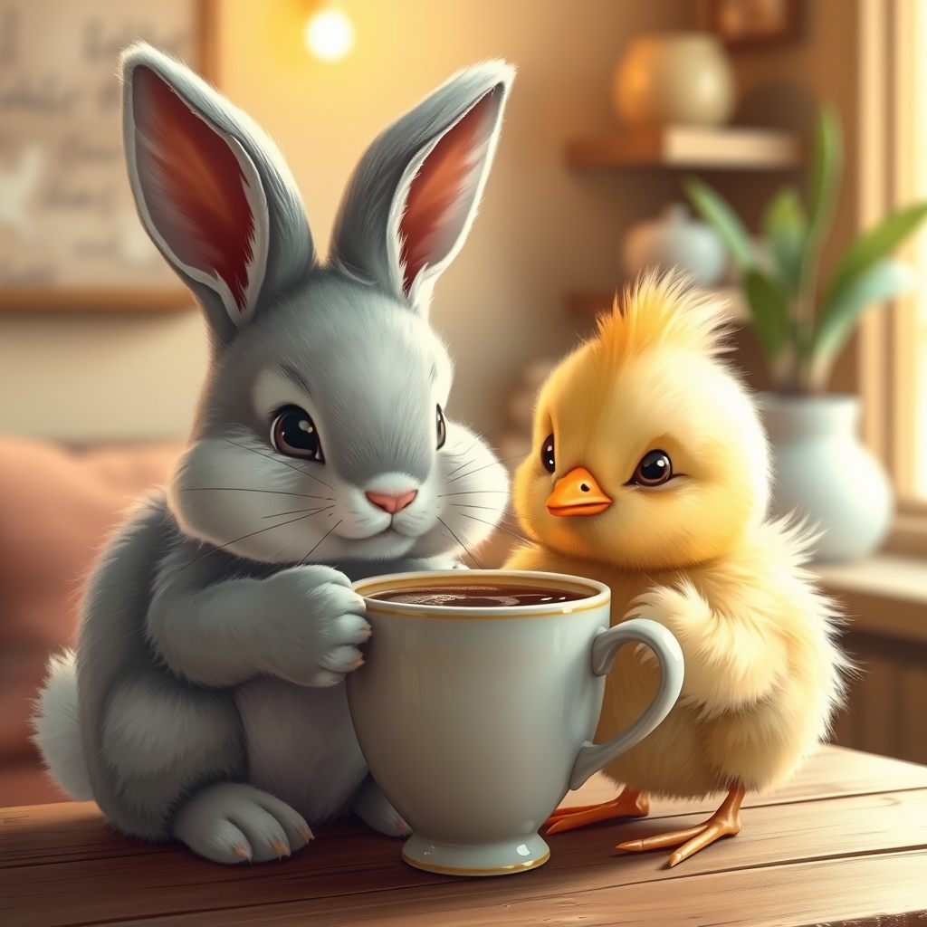 ☕🐰🐥2