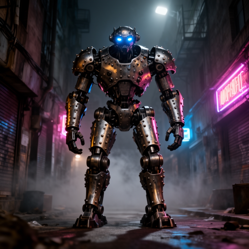 یک موجود آهنی طراحی کن
0