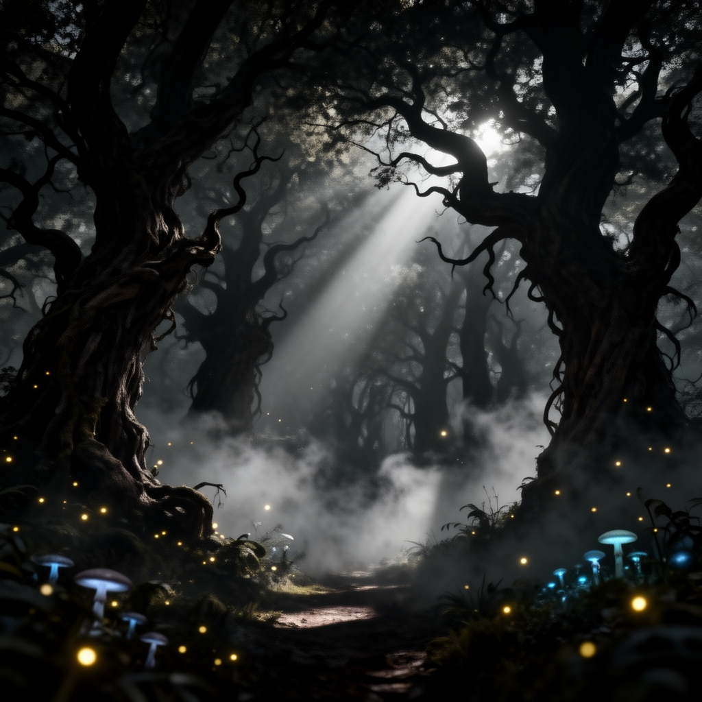 جنگل ترسناک و خیلی خفن و زیبا0