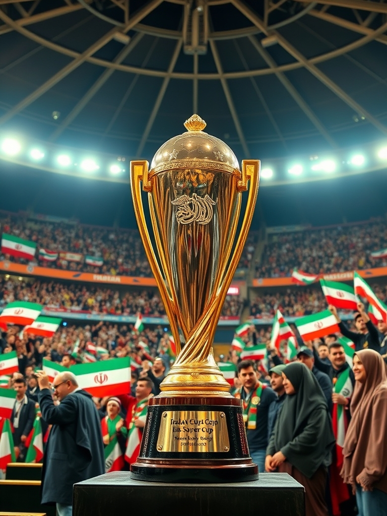 عکس جام لیگ برتر ایران سوپر جام2