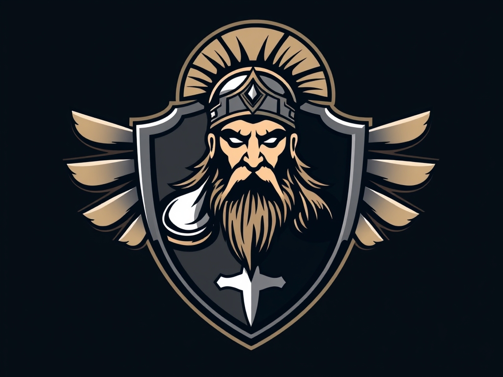 عکس جنرال باستانی روی یک سپر شوالیه9