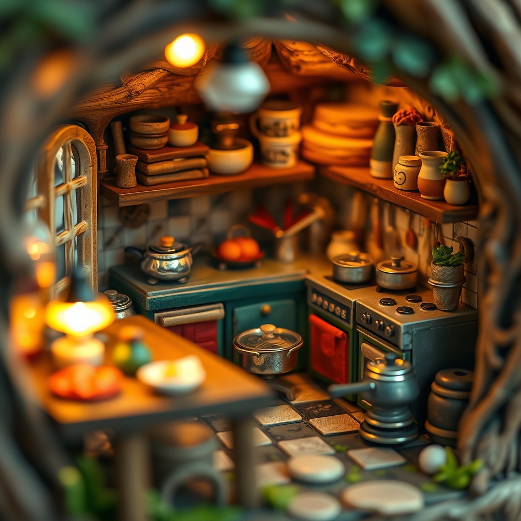 یک آشپز خانه ی مینیاتوری22