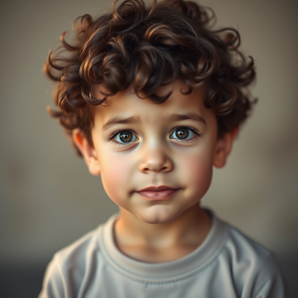 پسر دوساله مو فرفری7