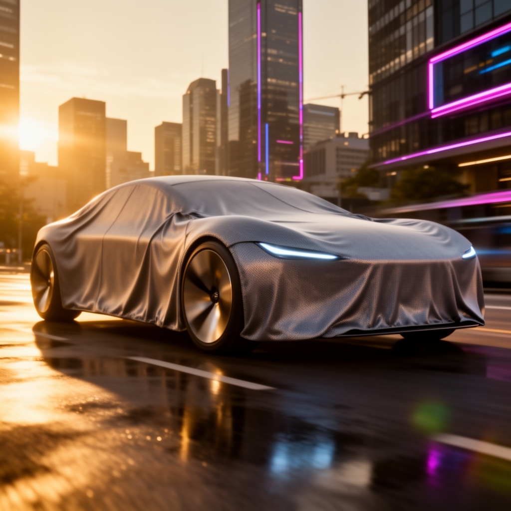 یه خودرو ساخته شده از پارچه، پیشرفته اتوماتیک و خوش استایل3