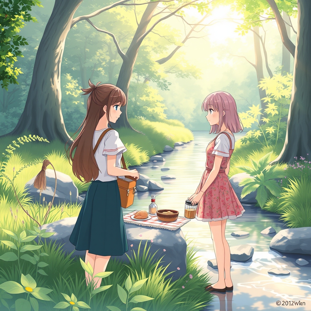 🍙🍧🫕🍜در طبیعت 👭🌱23