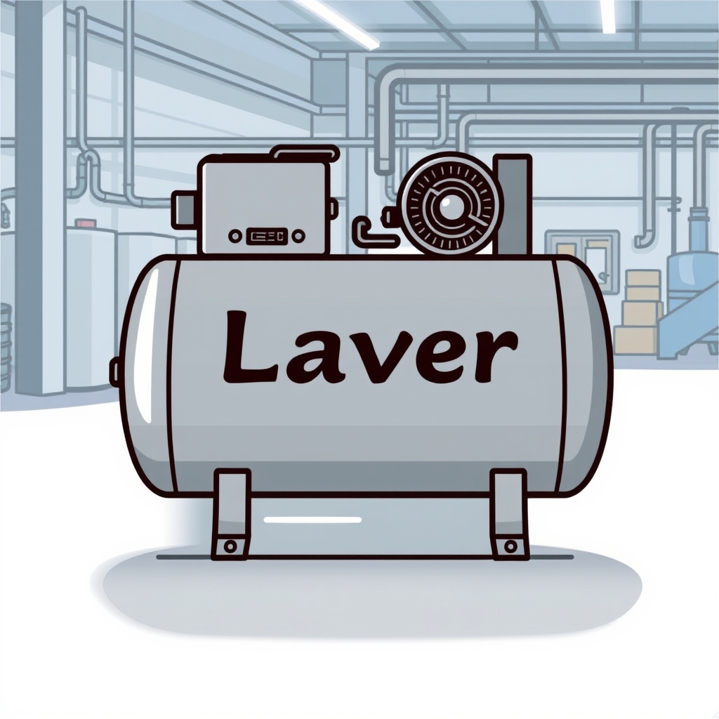 کمپرسور باد اویل فری سایلنت تو فضای صنعتی و روی مخزن بنویس laver 
نوشته حالت طبیعی تر و برجسته تر باشه1