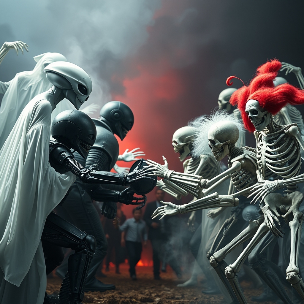 👽👻🤖 VS👹🤡💀5