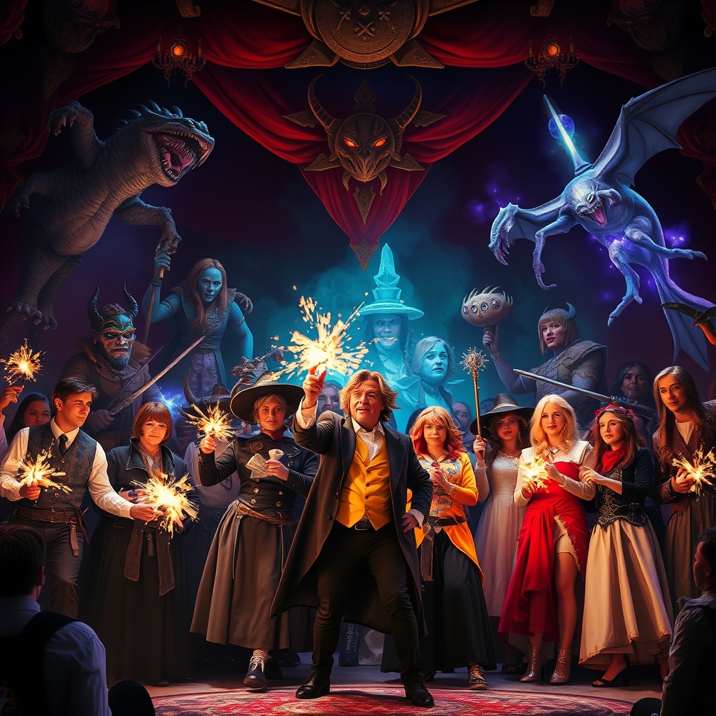 بازیگران در حال بازی کردن یک فیلم9